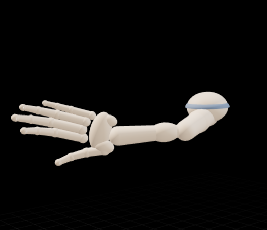 Human Arm & Hand DOF preview